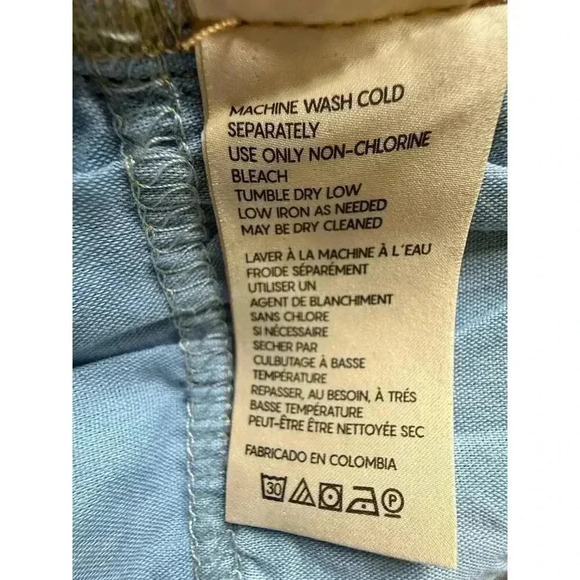 Anthropologie Pilcro Hi-Rise Skinny Jeans Denim Stretch High Rise 28 - Picture 7 of 8